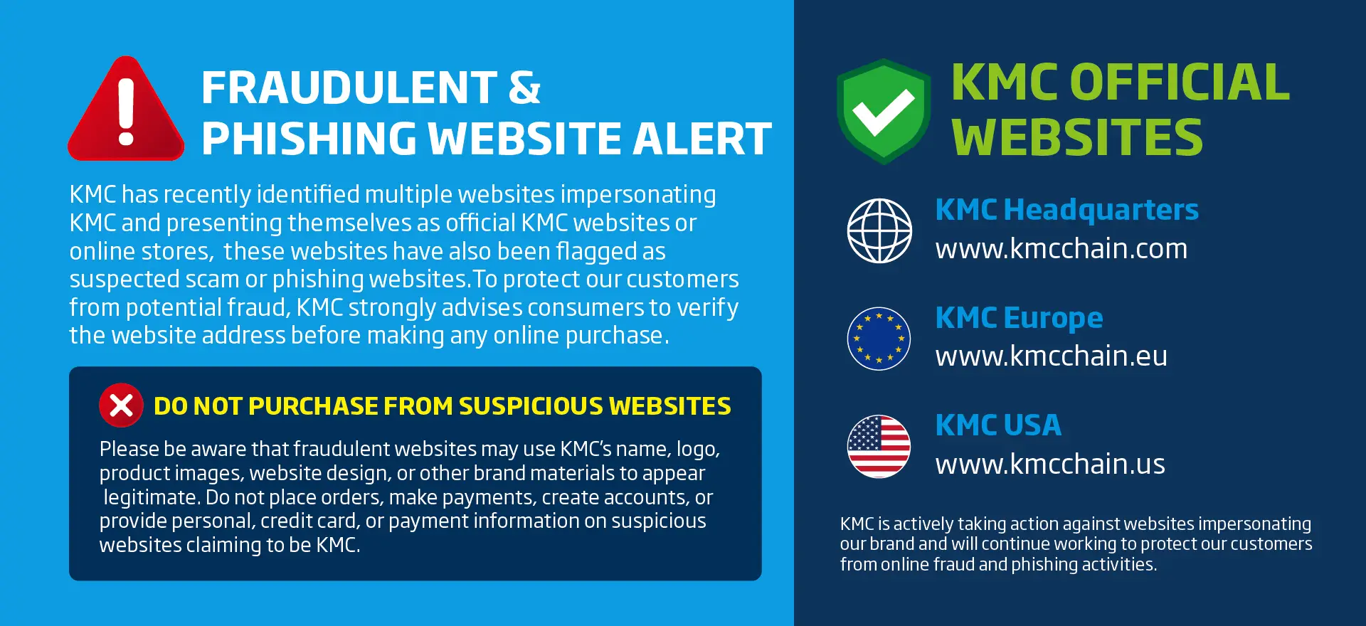FRAUDULENT &  PHISHING WEBSITE ALERT